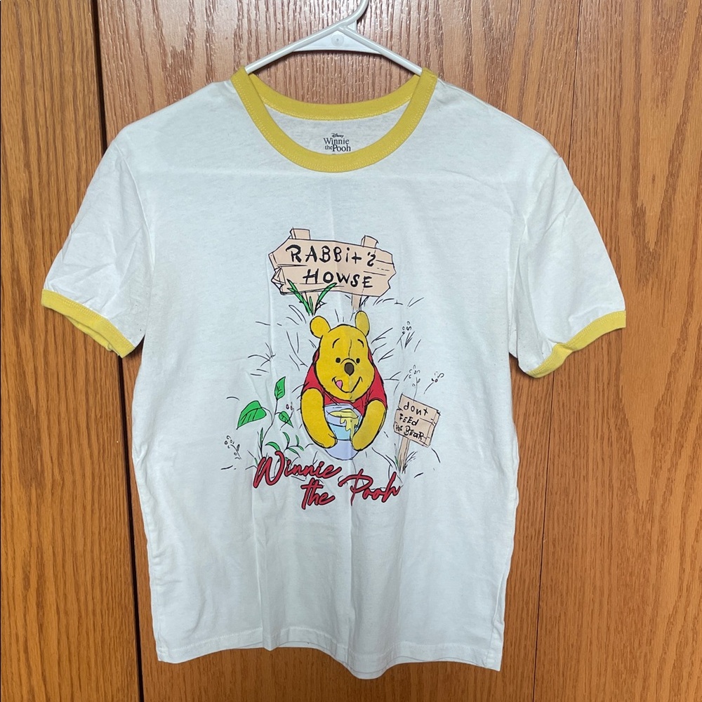 Disney Winnie the Pooh Kids T-Shirt - White and Yellow
